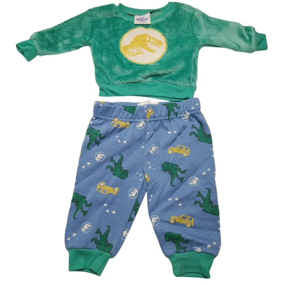 Welcome to the Universe Baby! Dinosaurs Jurassic Park 2-Piece Outfit Baby Infant
